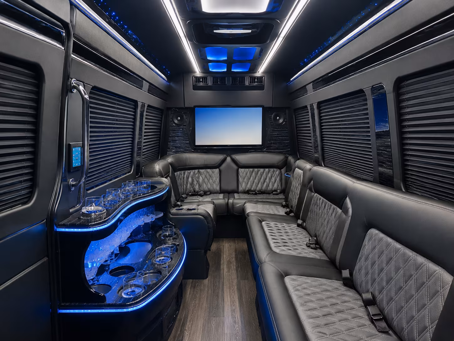 bus rental services for defense contractors and government vendors near meriden