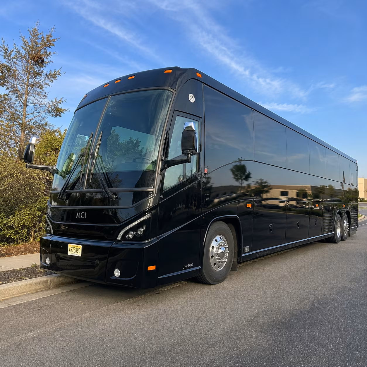 meriden bus rental service area