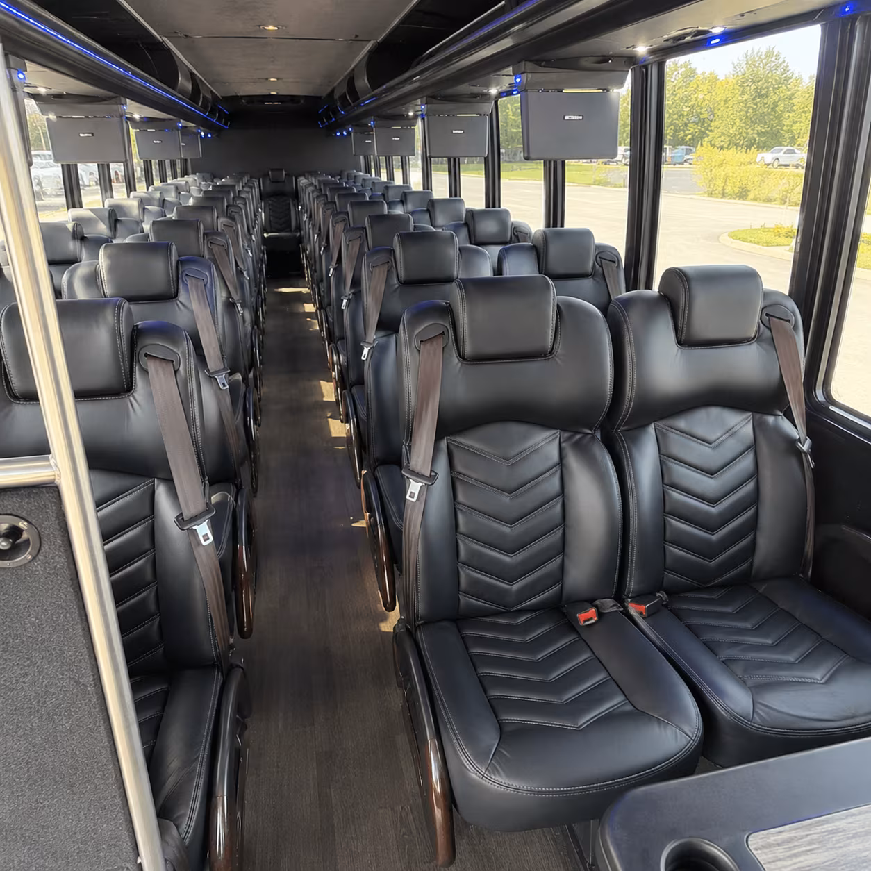 meriden employee transportation onboard seating