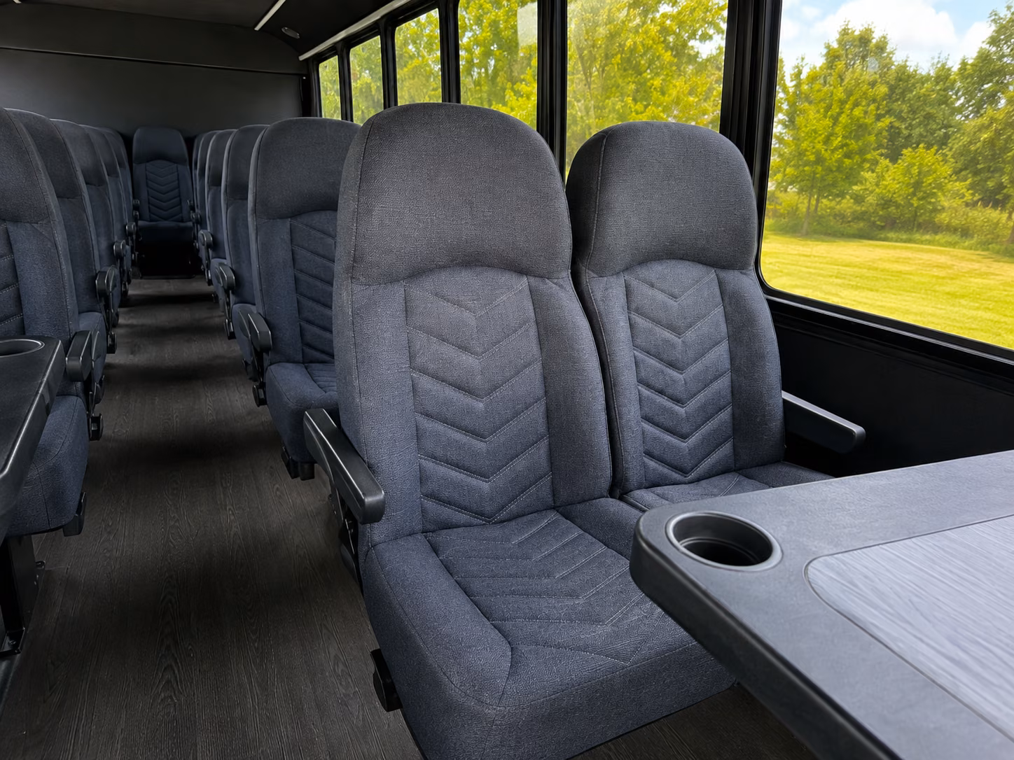 meriden long distance transportation onboard seating