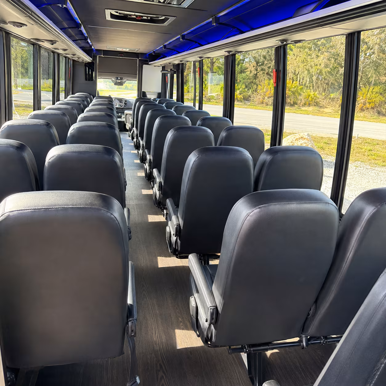 meriden religious group transportation onboard seating
