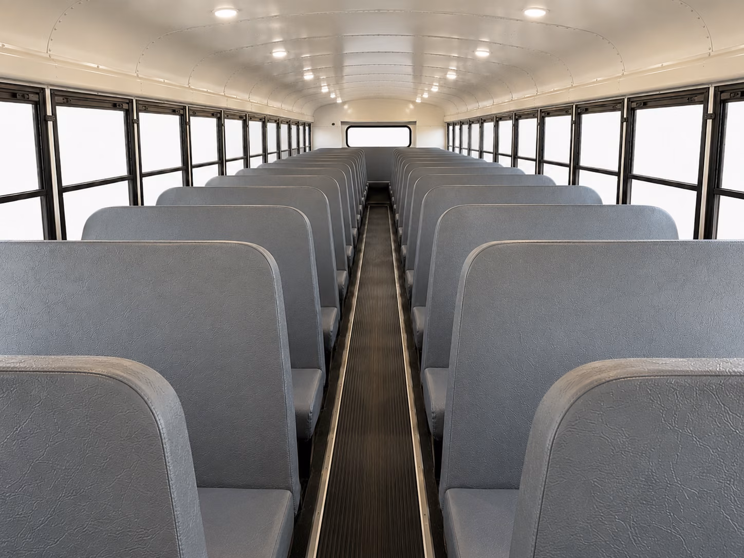 meriden school bus inside
