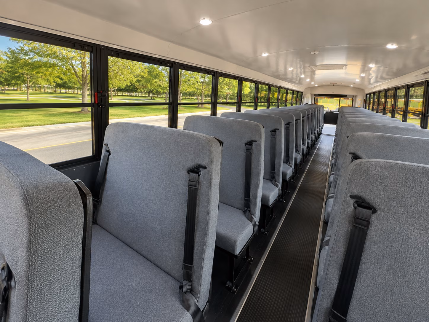 meriden school bus interior