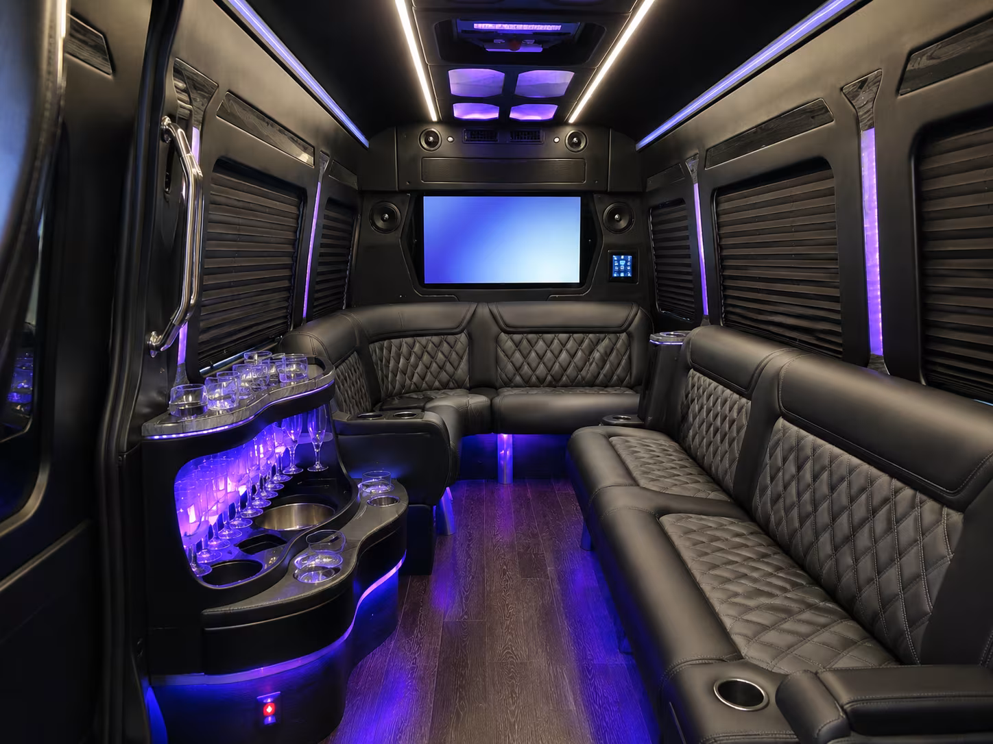 meriden sprinter limousine inside