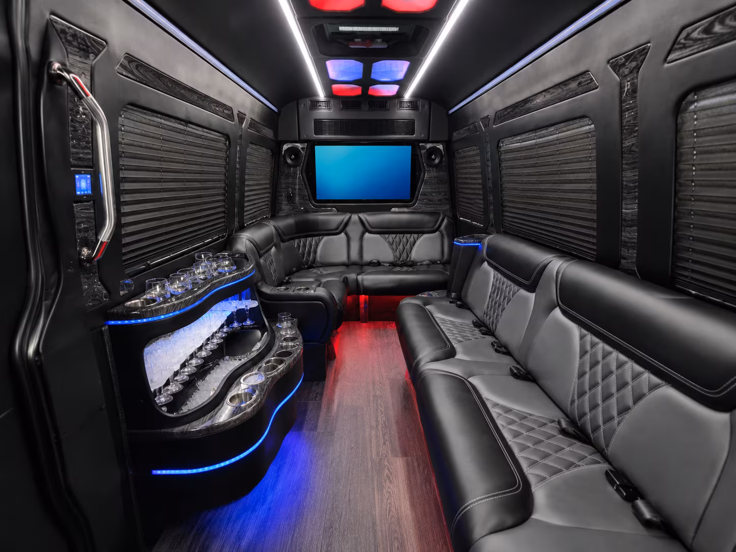 meriden sprinter limousine interior